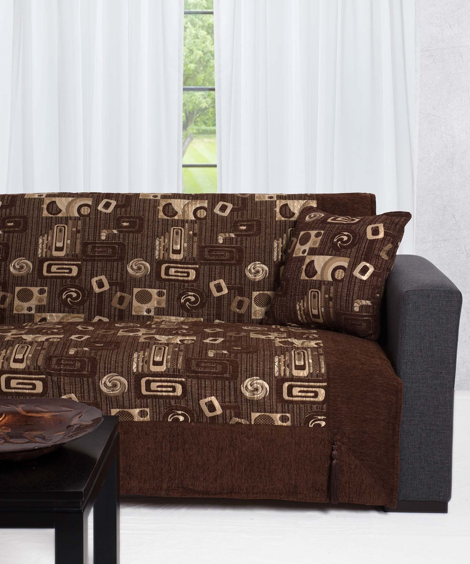 Σετ Ριχτάρια 3 Τεμαχίων Silk Fashion 912 Καφέ