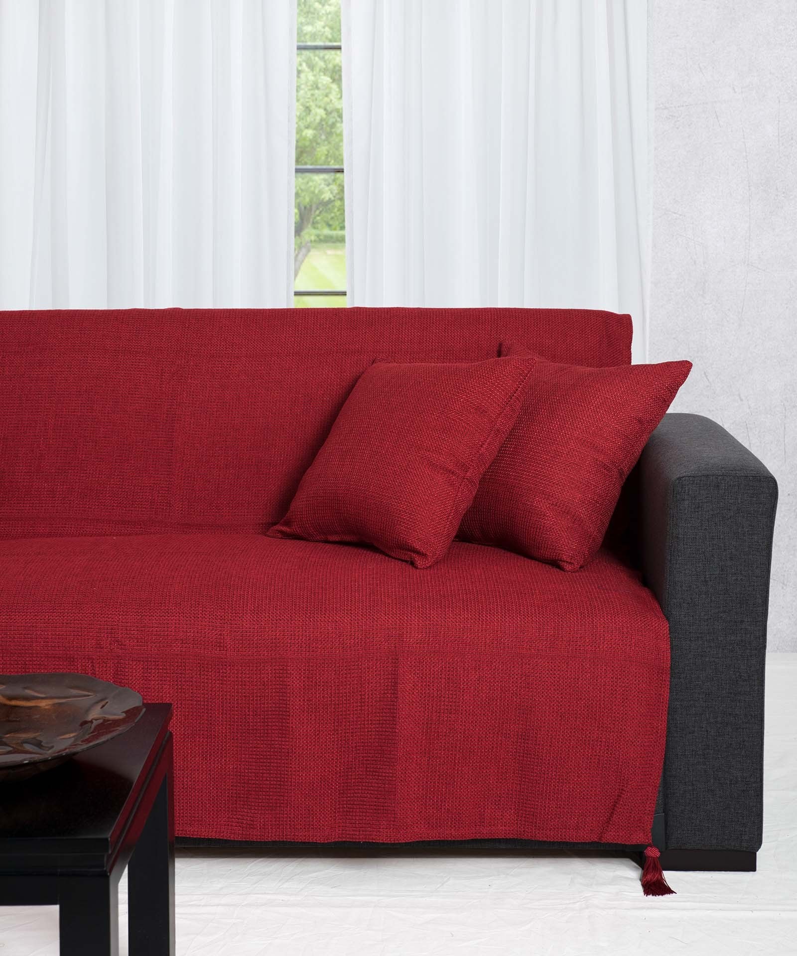 Ριχτάρι Τριθέσιου Silk Fashion 9925 Κόκκινο 180x300