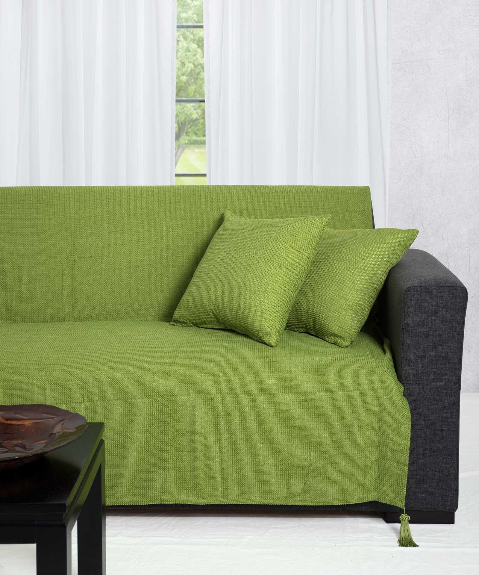 Ριχτάρι Πολυθρόνας Silk Fashion 9925 Λαχανί 180x180