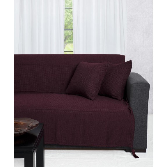 Ριχτάρι Διθέσιου Silk Fashion 9925 Μελιτζανί 180x250