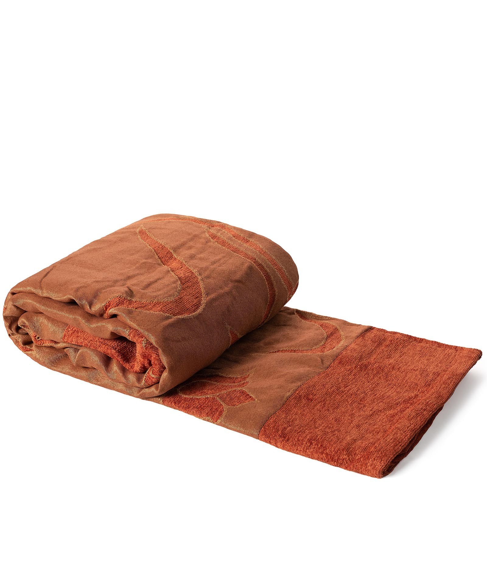 Ριχτάρι Πολυθρόνας Silk Fashion 5178 Πορτοκαλί 150x180