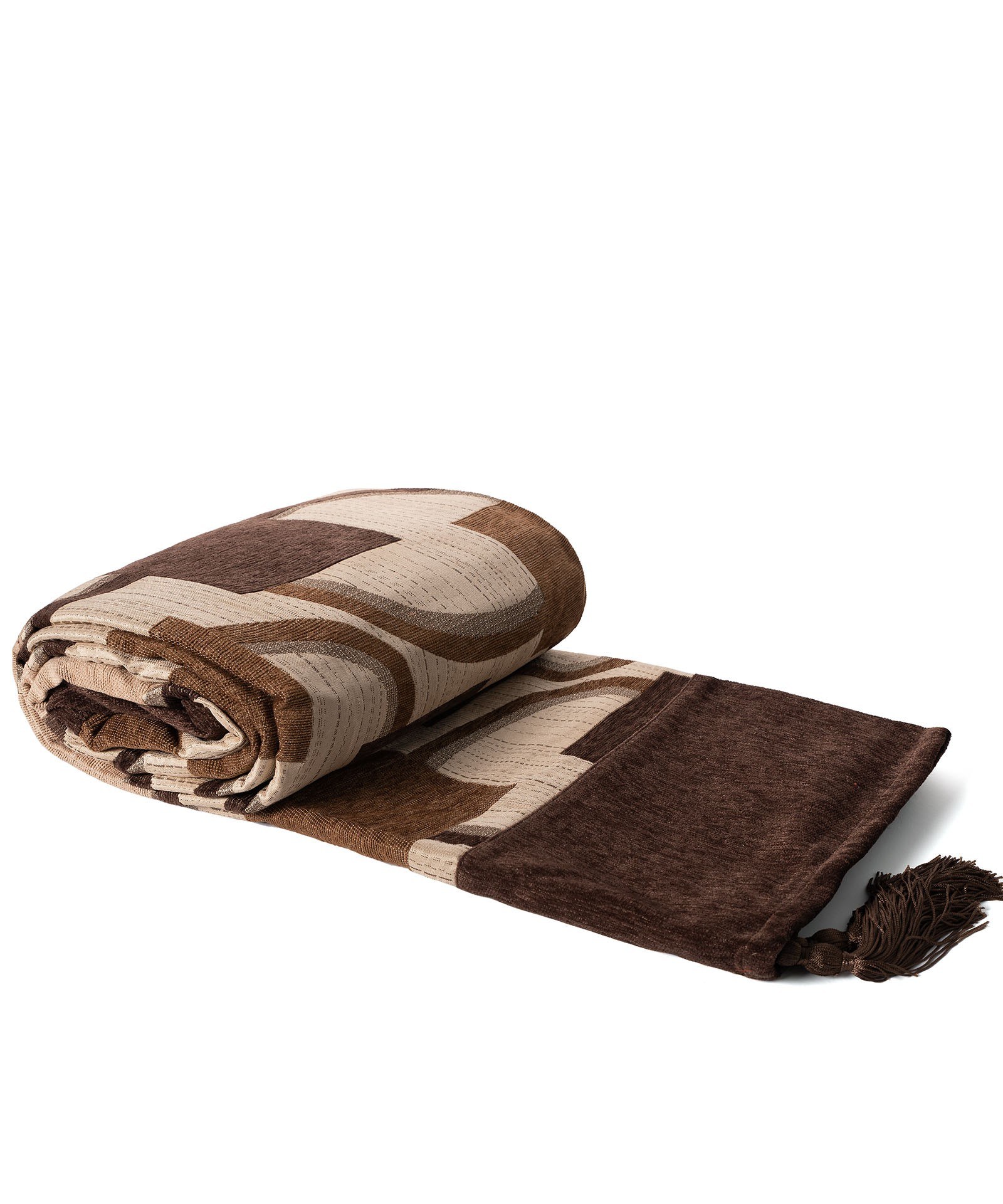 Ριχτάρι Διθέσιου Silk Fashion 9216 Καφέ 180x250