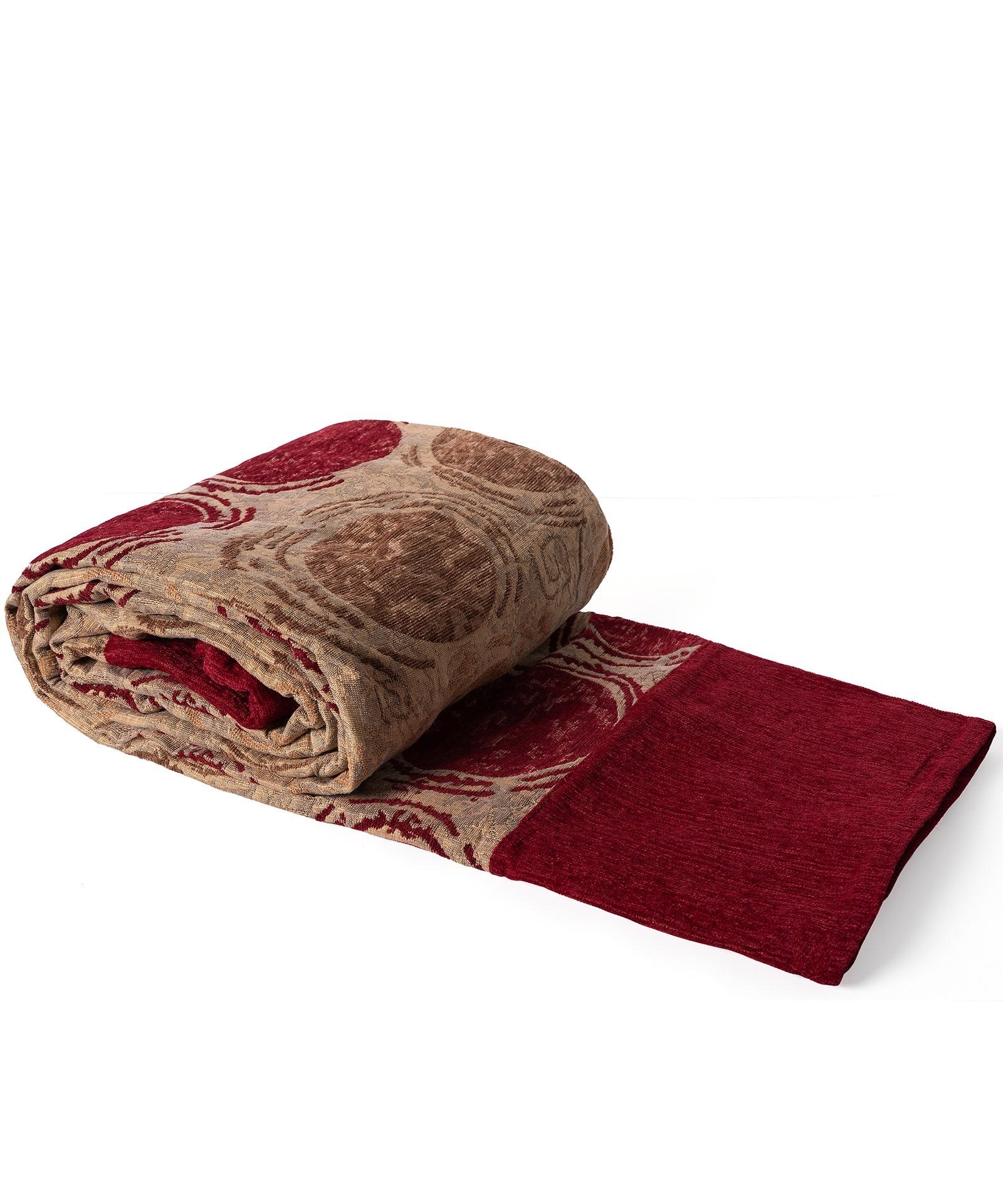 Ριχτάρι Τριθέσιου Silk Fashion 9217 Κόκκινο 180x320