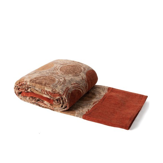 Ριχτάρι Τριθέσιου Silk Fashion 9217 Πορτοκαλί 180x320