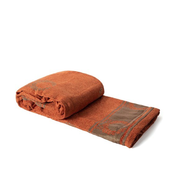 Ριχτάρι Πολυθρόνας Silk Fashion 6416 Κεραμιδί 150x180