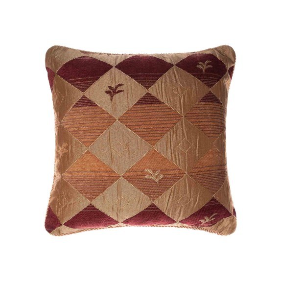 Μαξιλαροθήκη Διακόσμησης Silk Fashion Nq023 Μπορντώ 45x45