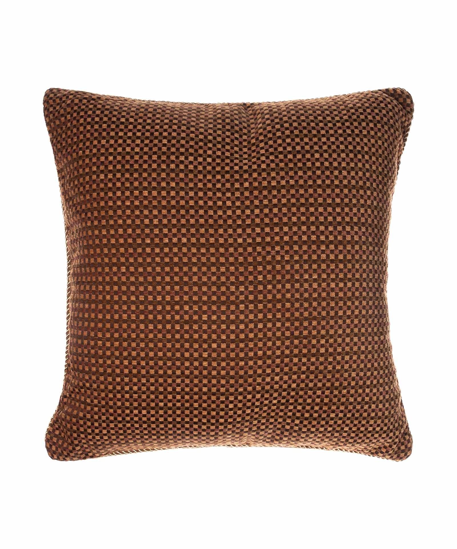 Μαξιλαροθήκη Διακόσμησης Silk Fashion 809 Καφέ 45x45