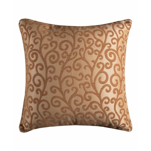 Μαξιλαροθήκη Διακόσμησης Silk Fashion 602 Κλαδί Χρυσό 65x65