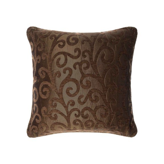 Μαξιλαροθήκη Διακόσμησης Silk Fashion 602 Κλαδί Λαδί 65x65