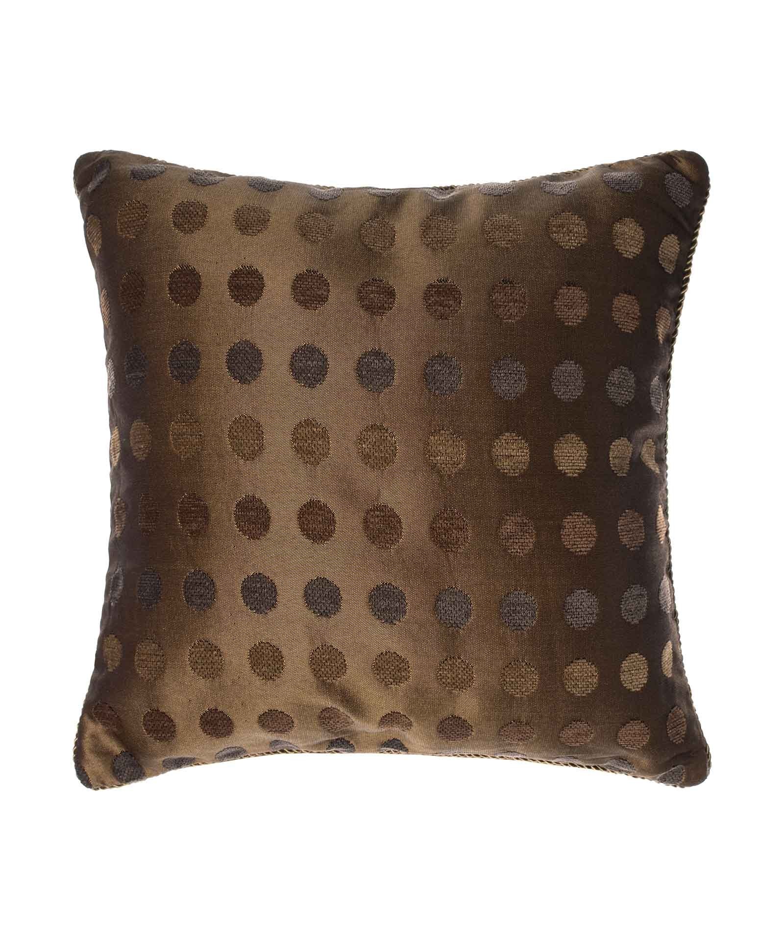 Μαξιλάρια διακοσμητικά Anesis Home - ΣΗΜΑΝΤΙΚΟ: Σε περίπτωση διαφοράς τιμής από το κατάστημα ισχύει παντα και μόνο η τιμή του καταστήματος Μαξιλαροθήκη Διακόσμησης Silk Fashion 602 Πουά Λαδί 65x