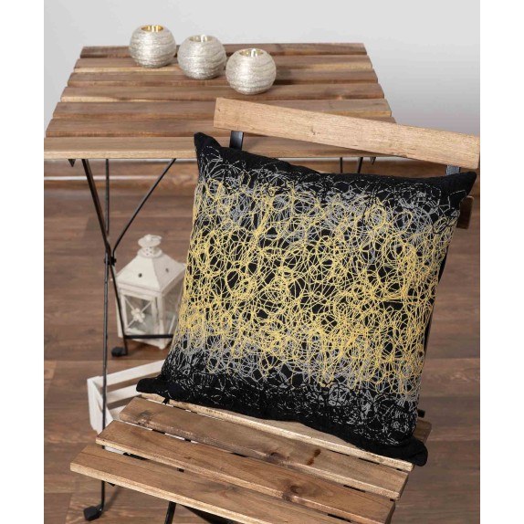 Μαξιλαροθήκη Διακόσμησης Silk Fashion Mk12 Κίτρινο 45x45