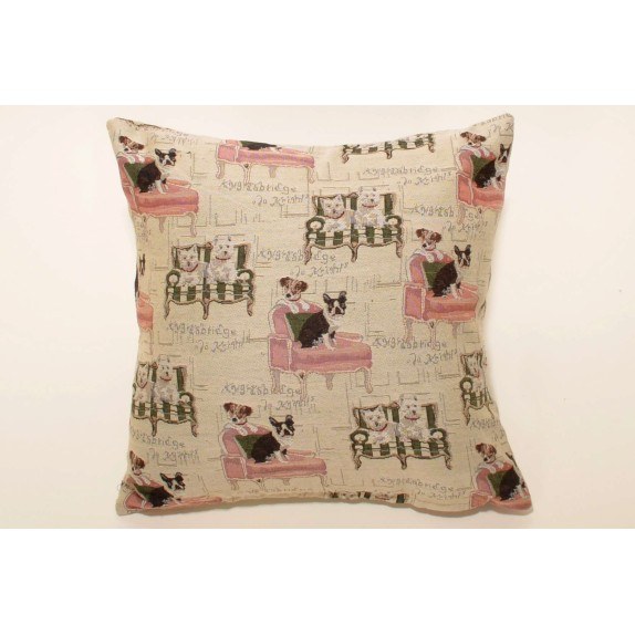Μαξιλαροθήκη Διακόσμησης Silk Fashion Dogs 45x45