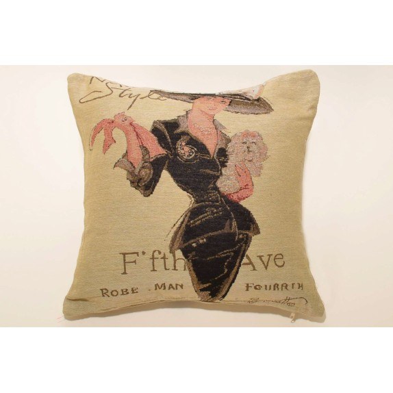 Μαξιλαροθήκη Διακόσμησης Silk Fashion Fifth Avenue 45x45