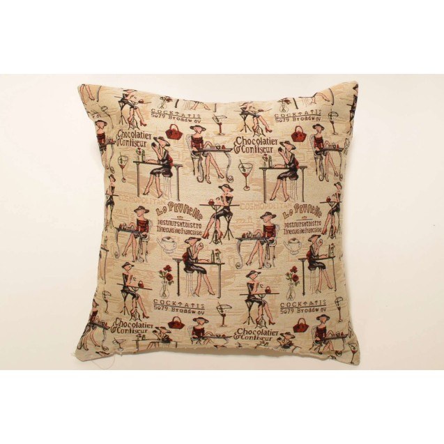 Μαξιλαροθήκη Διακόσμησης Silk Fashion Ladies 45x45