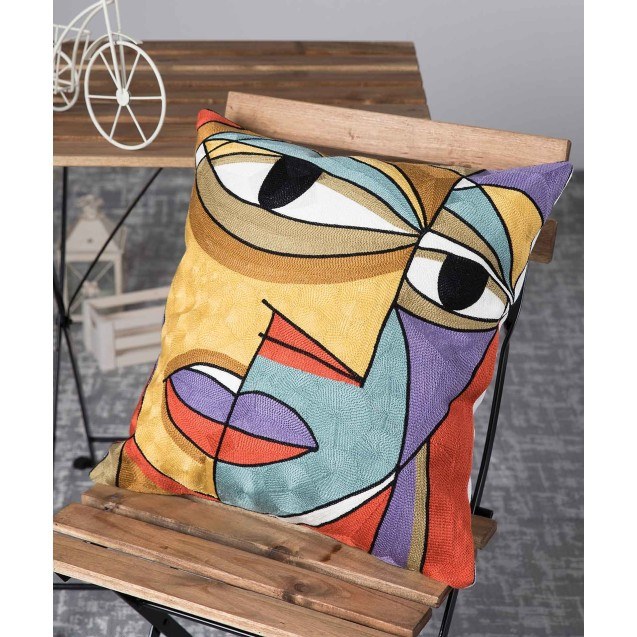 Μαξιλάρι Διακόσμησης Silk Fashion Πολύγαζο83 45x45