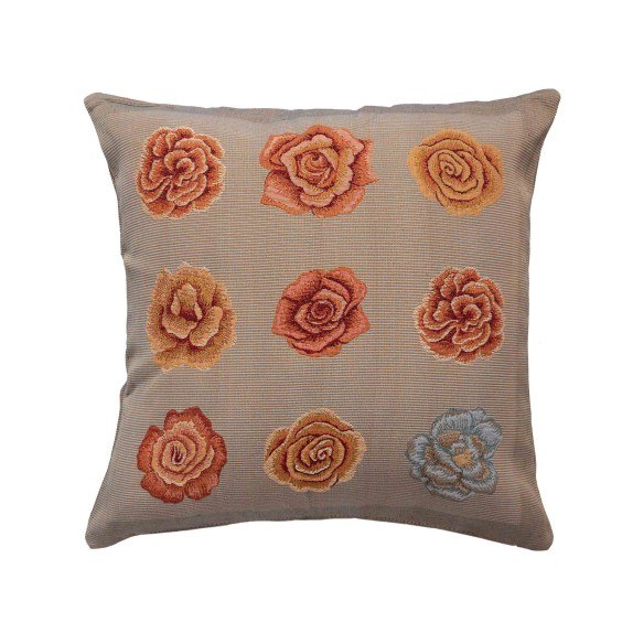 Μαξιλαροθήκη Διακόσμησης Silk Fashion Λαδί1 45x45