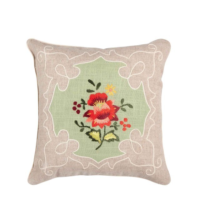 Μαξιλαροθήκη Διακόσμησης Silk Fashion Λινό...