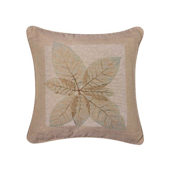 Μαξιλαροθήκη Διακόσμησης Silk Fashion Σενίλ Λουλούδι8 45x45