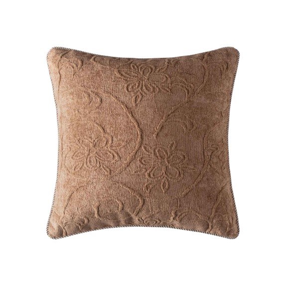 Μαξιλαροθήκη Διακόσμησης Silk Fashion 55 Κάμελ 45x45