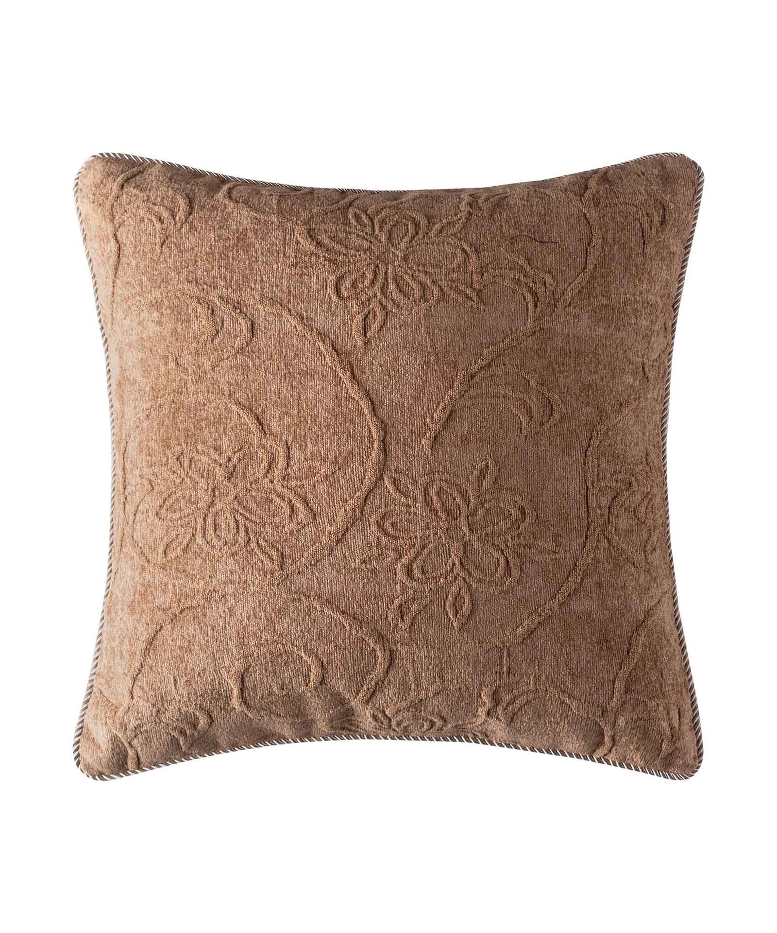 Μαξιλαροθήκη Διακόσμησης Silk Fashion 55 Κάμελ 45x45