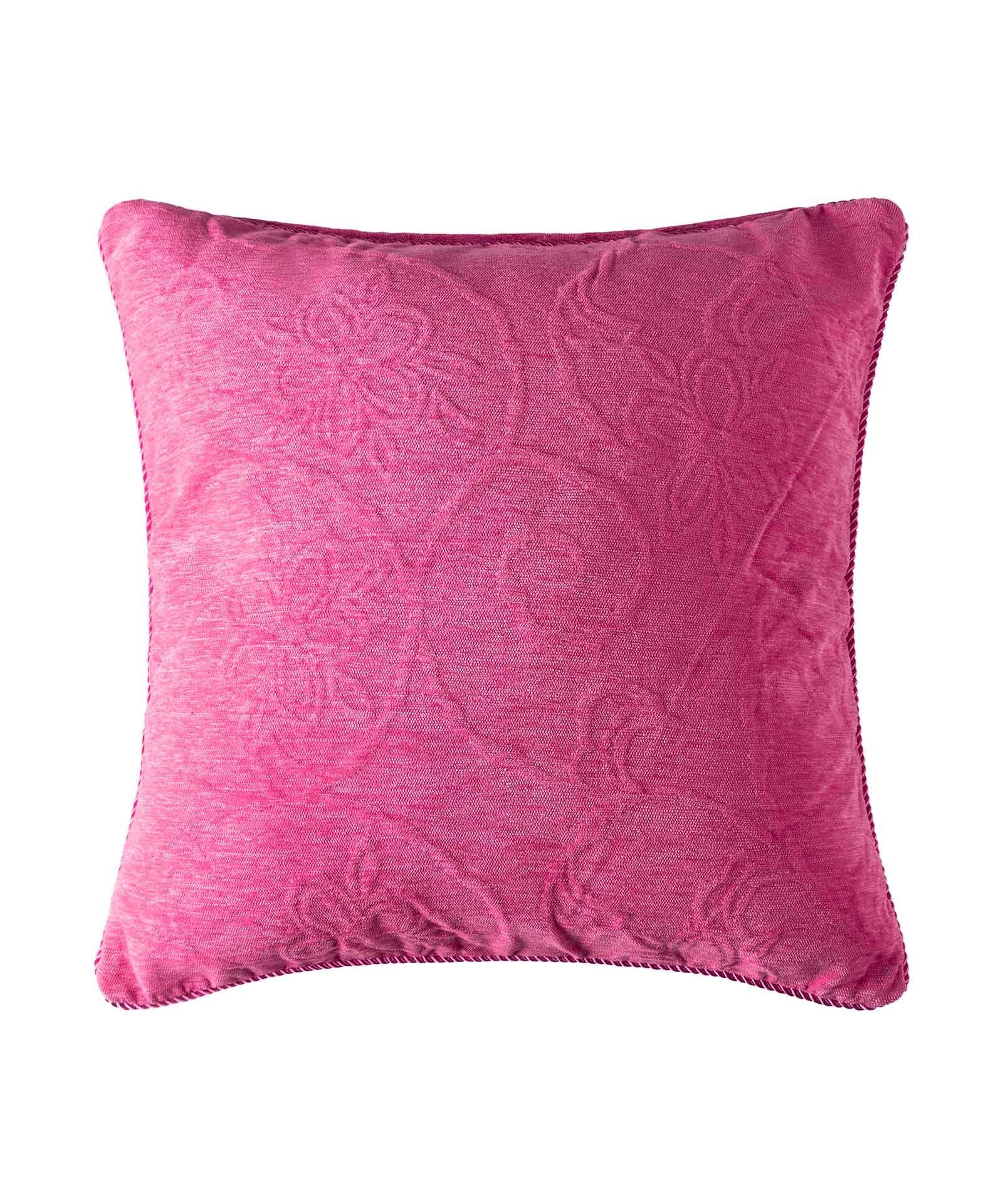 Silk Fashion Μαξιλαροθήκη Διακόσμησης Silk Fashion 55 Φούξια 45x45