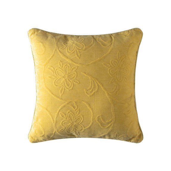 Μαξιλαροθήκη Διακόσμησης Silk Fashion 55 Κίτρινο 45x45