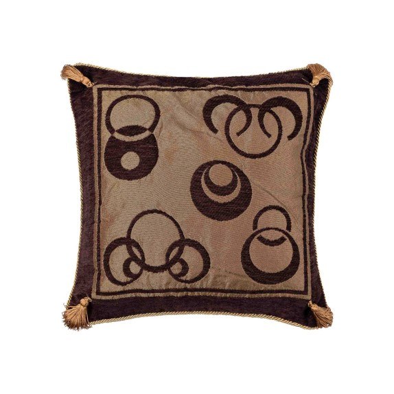 Μαξιλαροθήκη Διακόσμησης Silk Fashion 260 Καφέ 45x45