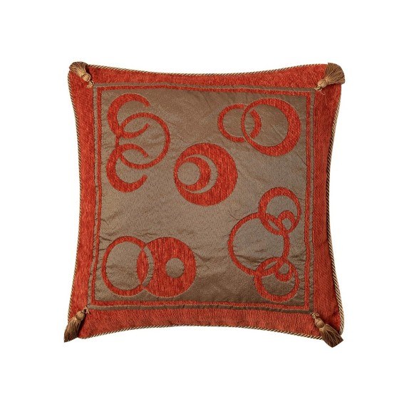 Μαξιλαροθήκη Διακόσμησης Silk Fashion 260 Πορτοκαλί 45x45