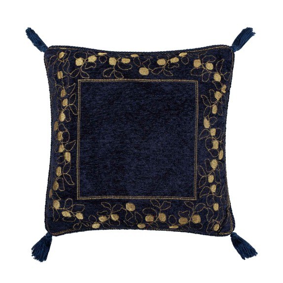 Μαξιλαροθήκη Διακόσμησης Silk Fashion 510 Μπλε 45x45
