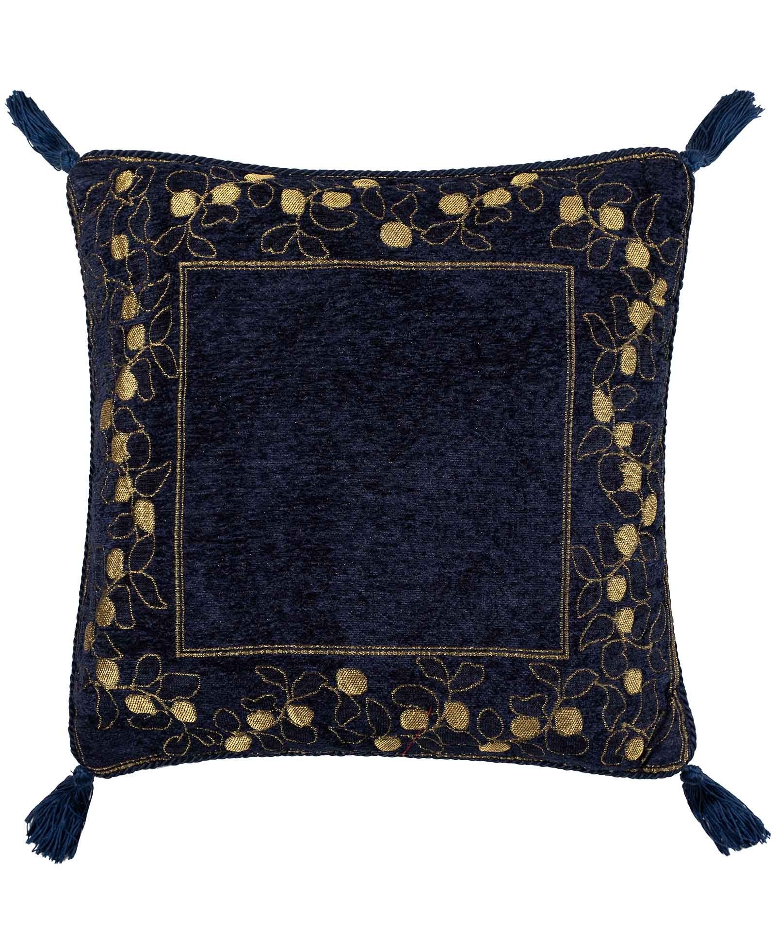 Μαξιλαροθήκη Διακόσμησης Silk Fashion 510 Μπλε 45x45