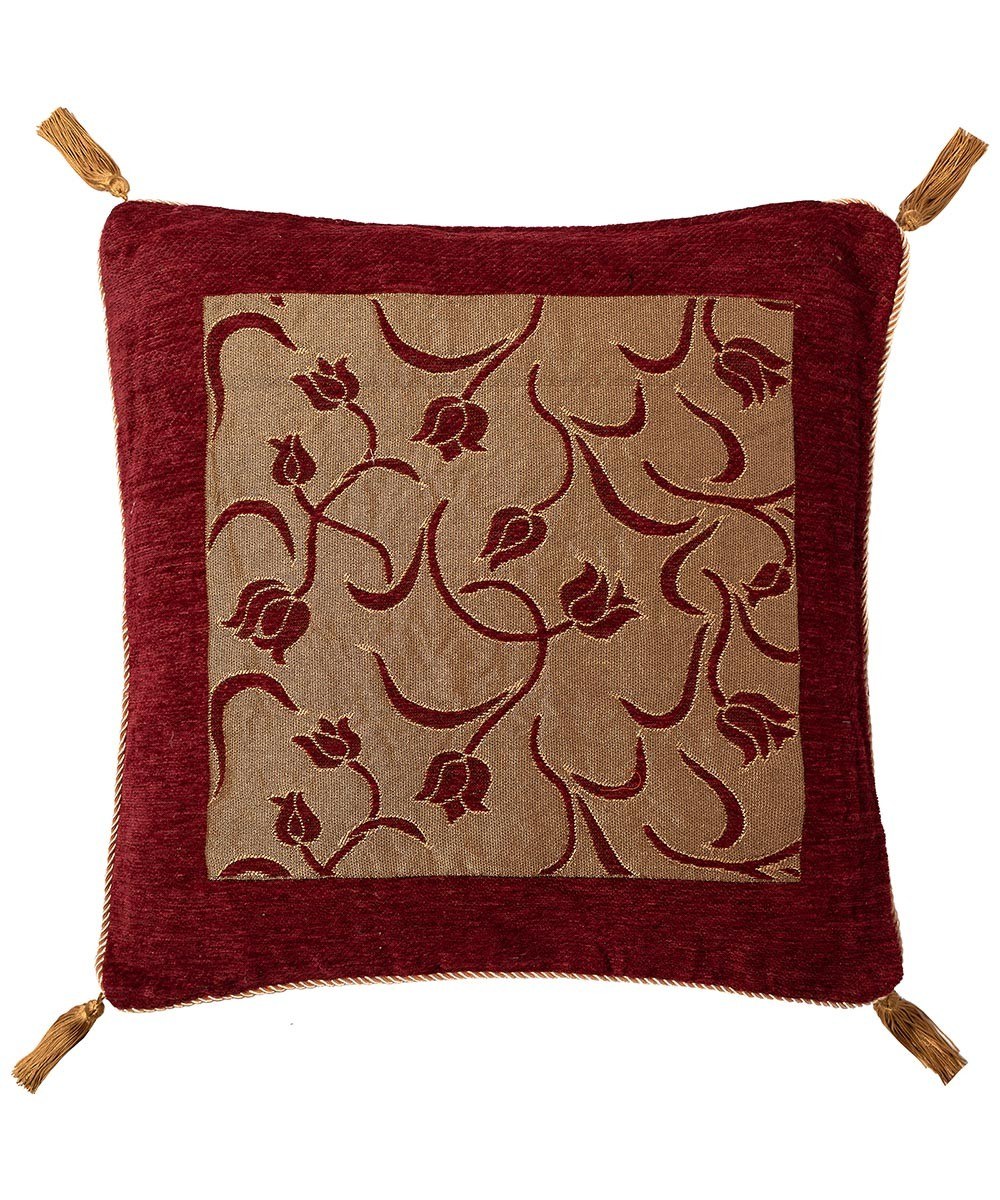 Μαξιλαροθήκη Διακόσμησης Silk Fashion 5178 Μπορντώ 45x45