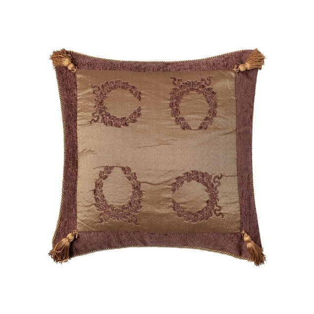 Μαξιλαροθήκη Διακόσμησης Silk Fashion 6416 Καφέ...