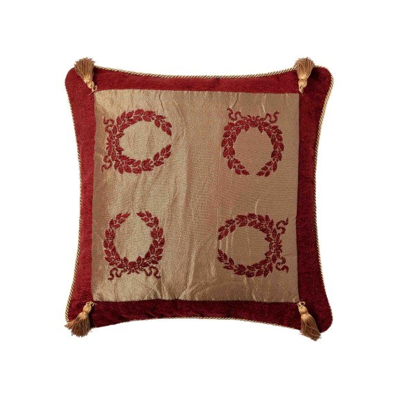 Μαξιλαροθήκη Διακόσμησης Silk Fashion 6416 Κόκκινο 45x45