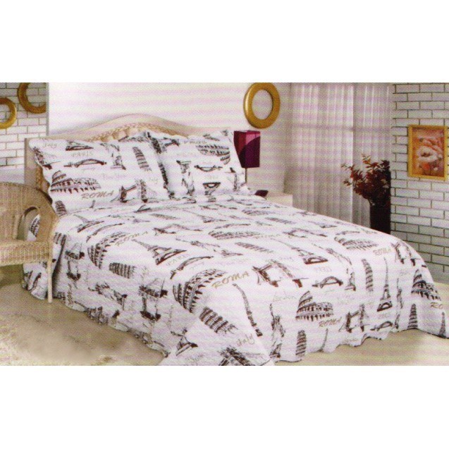 Σετ Κουβερλί Υπέρδιπλο Silk Fashion Ag3229 220x240