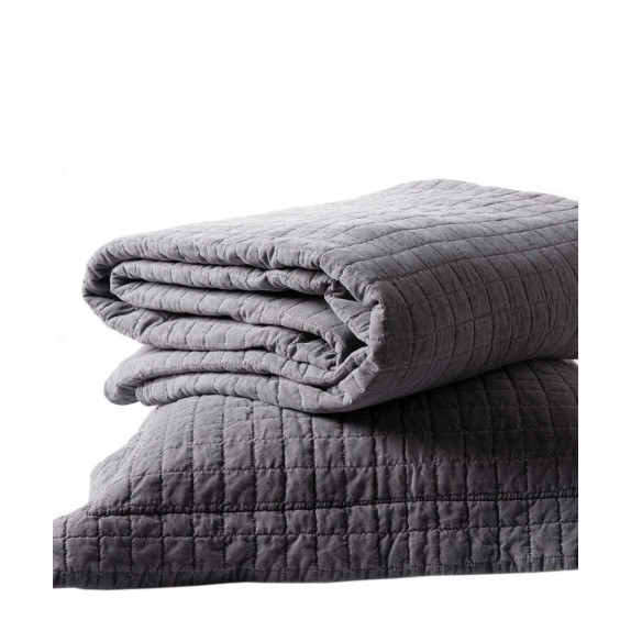 Σετ Κουβερλί Υπέρδιπλο Silk Fashion Stonewashed Grey 220x240