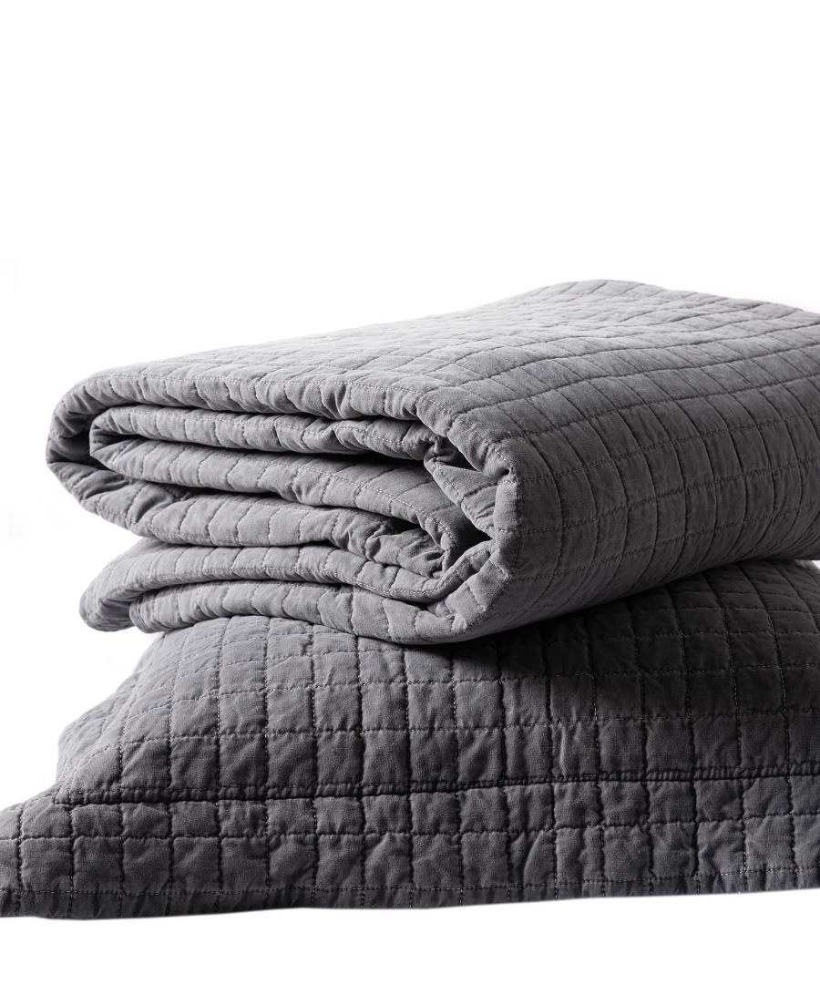 Σετ Κουβερλί Υπέρδιπλο Silk Fashion Stonewashed Grey 22