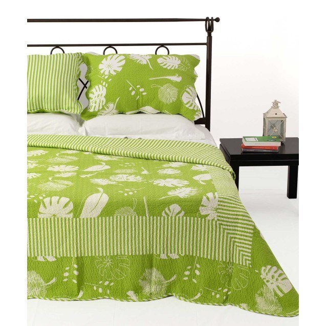 Σετ Κουβερλί Υπέρδιπλο Silk Fashion 350 Λαχανί...