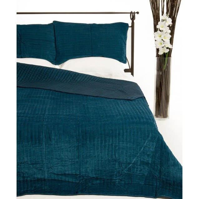 Σετ Κουβερλί Υπέρδιπλο Silk Fashion Velvet Ράφ...