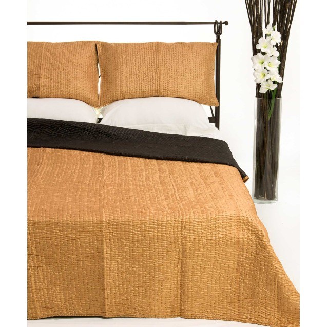 Σετ Κουβερλί Μονό Silk Fashion 6330 Χρυσό 160x220