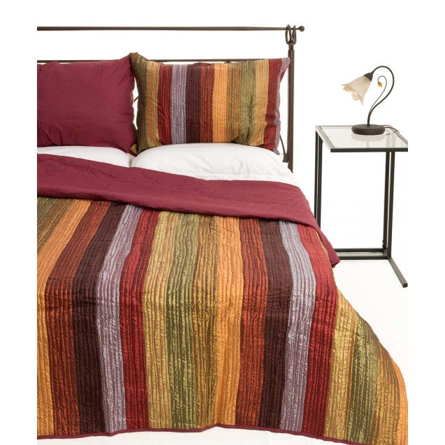 Σετ Κουβερλί Μονό Silk Fashion 6329 Μπορντώ...