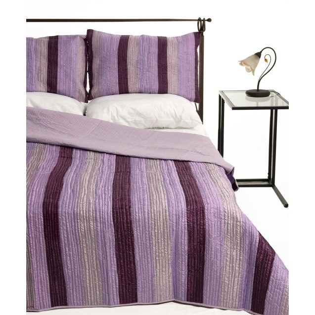 Σετ Κουβερλί Μονό Silk Fashion 6329 Μώβ 160x220