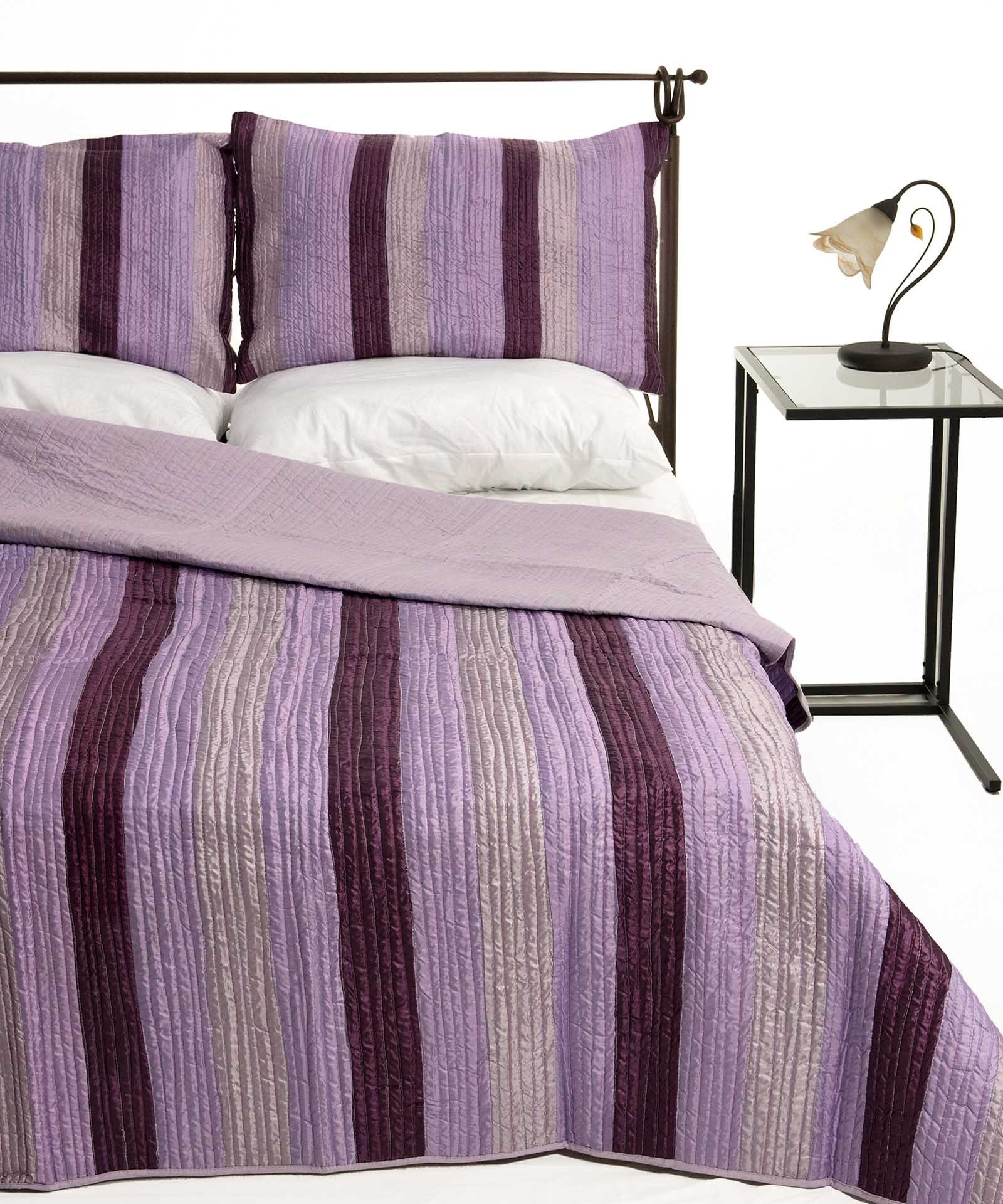 Σετ Κουβερλί Μονό Silk Fashion 6329 Μώβ 160x220