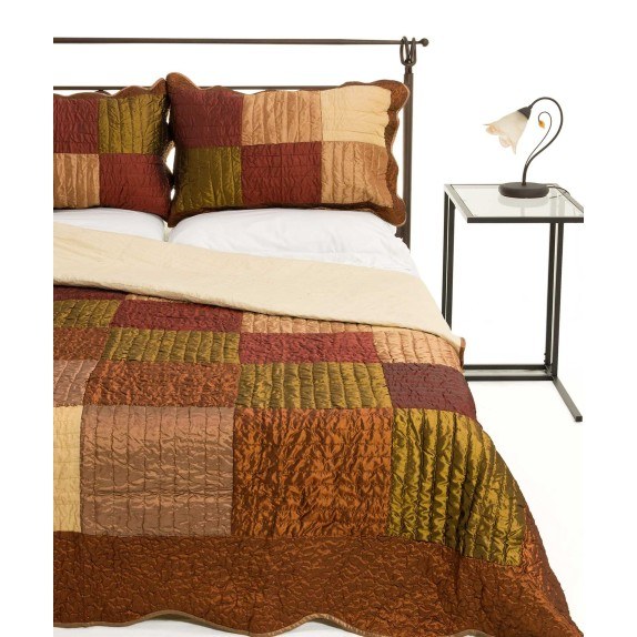 Σετ Κουβερλί Μονό Silk Fashion 6155 Κεραμιδί 160x220