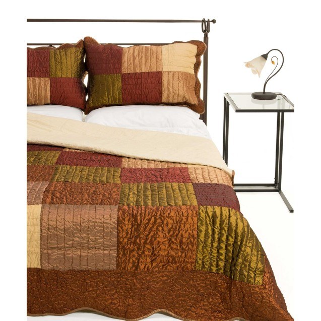 Σετ Κουβερλί Μονό Silk Fashion 6155 Κεραμιδί...