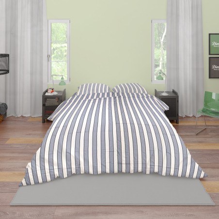 Σετ Σεντόνια Μονά 3 Τεμαχίων Dimcol Navy 158 160x240