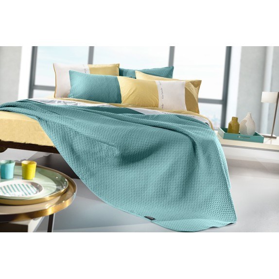 Σετ Κουβερλί Μονό 2 Τεμαχίων Guy Laroche Riva Petrol 160x240