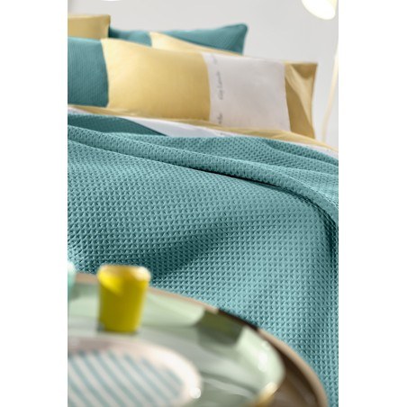 Σετ Κουβερλί Μονό 2 Τεμαχίων Guy Laroche Riva Petrol 160x240