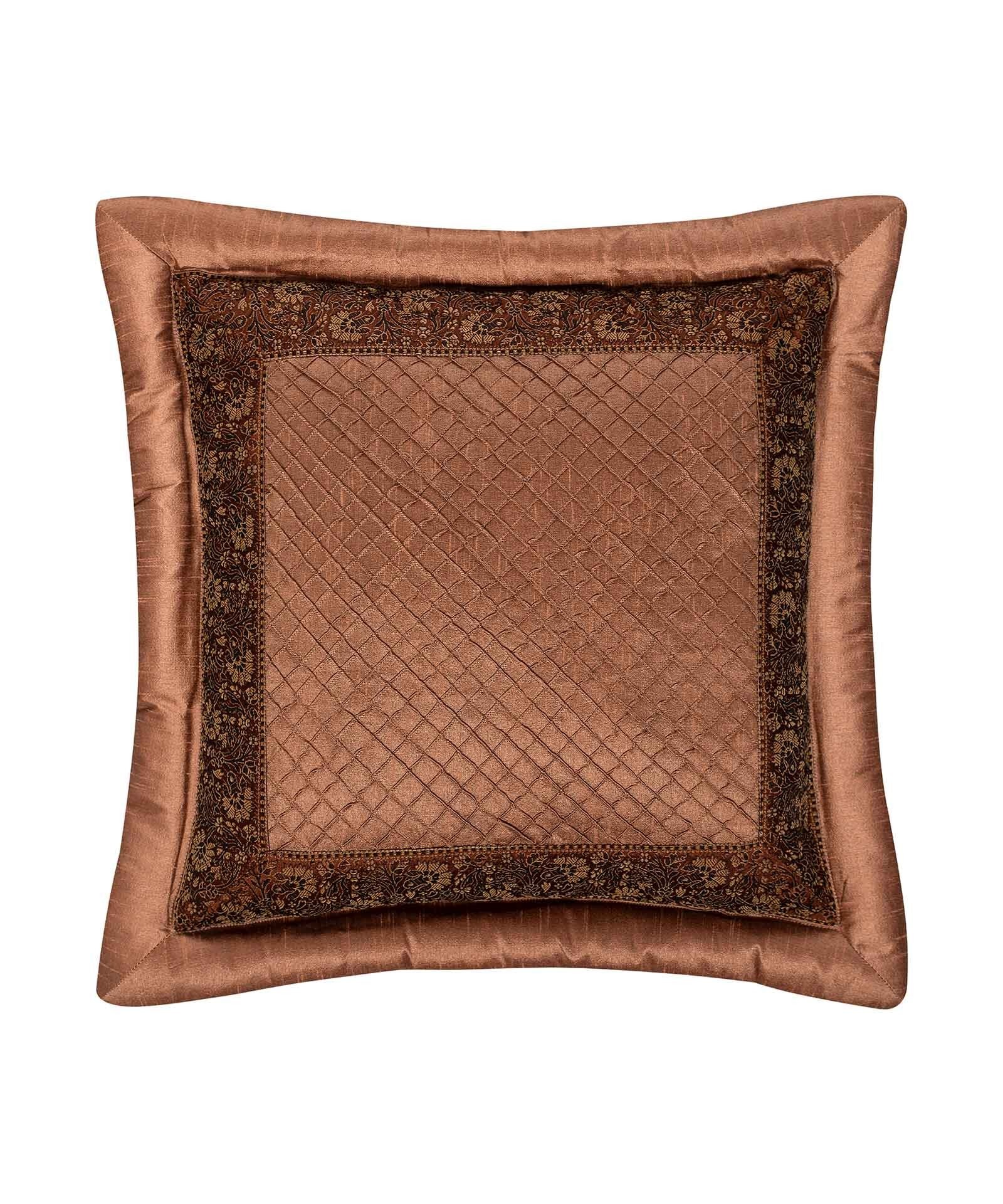 Μαξιλάρια διακοσμητικά Anesis Home - ΣΗΜΑΝΤΙΚΟ: Σε περίπτωση διαφοράς τιμής από το κατάστημα ισχύει παντα και μόνο η τιμή του καταστήματος Μαξιλαροθήκη Διακόσμησης Silk Fashion Μπουρλέ Καφέ 45x4