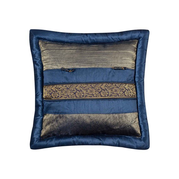 Μαξιλαροθήκη Διακόσμησης Silk Fashion Δάκρυ Μπλε 45x45