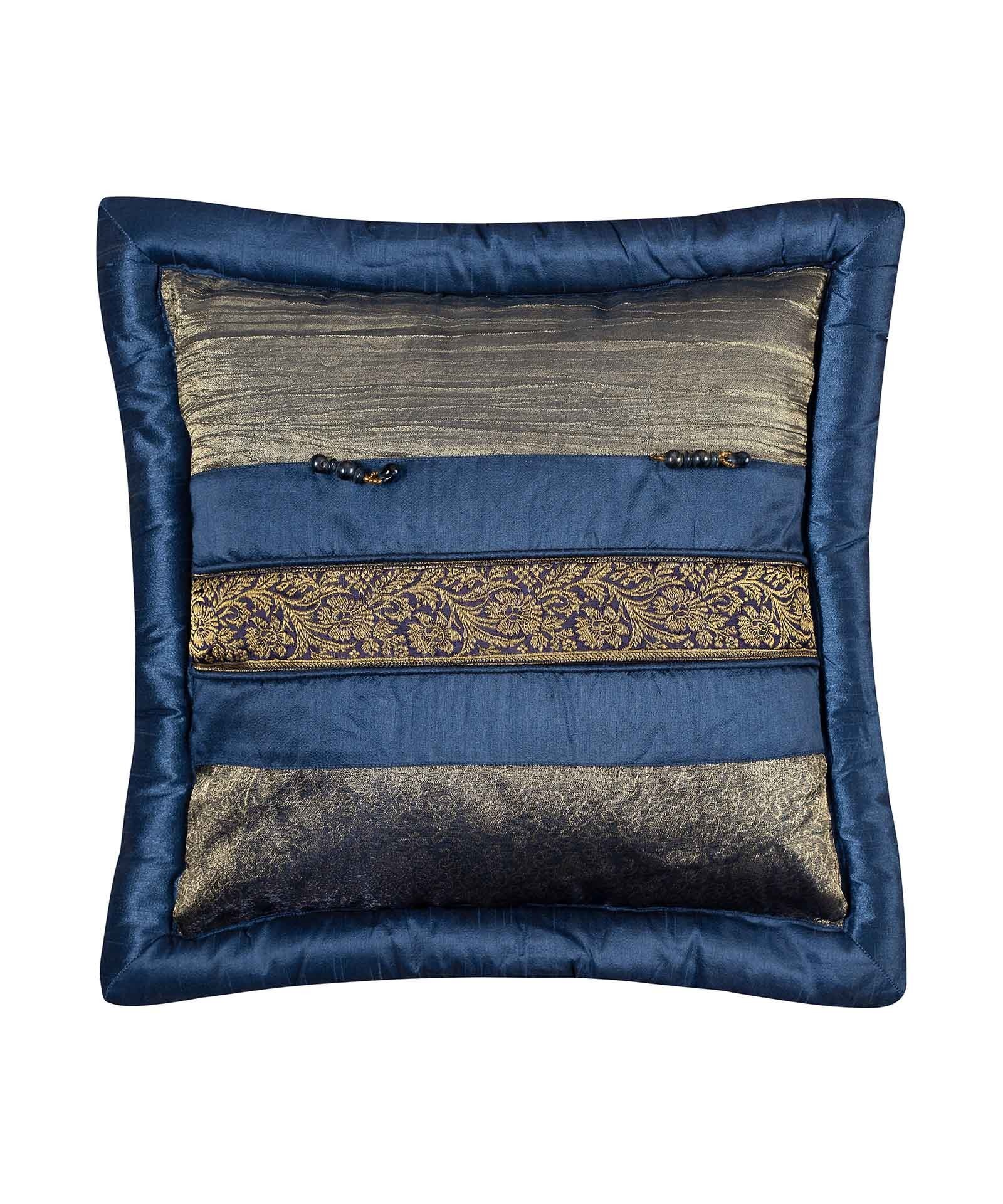 Silk Fashion Μαξιλαροθήκη Διακόσμησης Silk Fashion Δάκρυ Μπλε 45x45